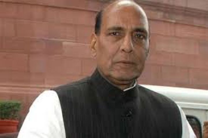 Rajnath Singh accused 'Pak' of conspiring to divide 'India' along religious lines