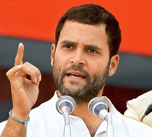 Rahul Gandhi accuses BJP of lying to people for their own benefit
