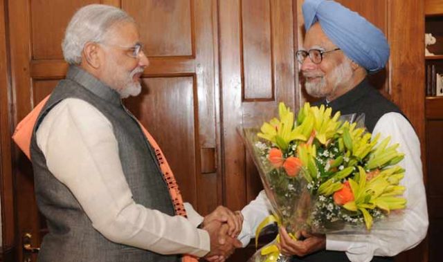 PM greets former PM on his birthday !