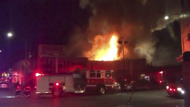 Fire at Warehouse dance party in California, nine dead