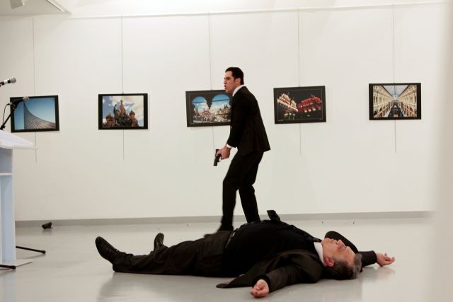 Russian envoy to Turkey murdered while attending Art exhibition in Ankara