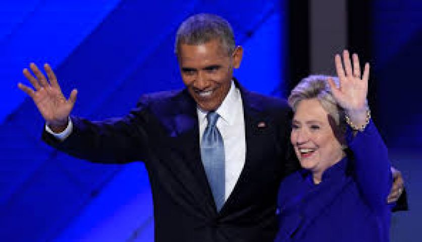 Obama crusading for Hillary Clinton !