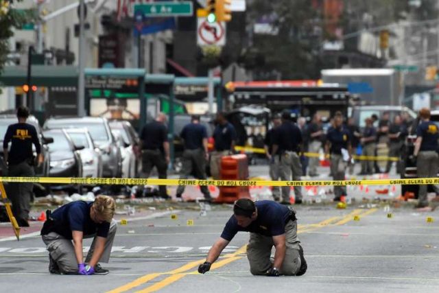 New York Bomb Blast;five detained