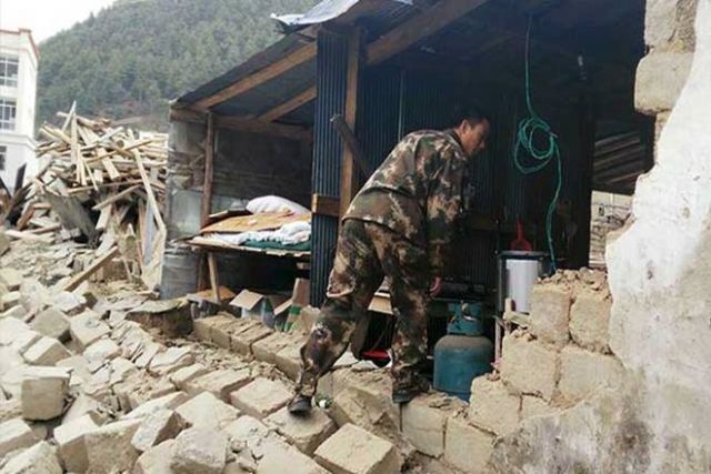 Earthquake of 5.1 magnitude shaked Tibet