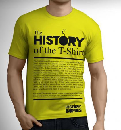 क्या है टीशर्ट का इतिहास