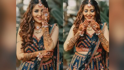 If you want to make your mehndi function special, then wear this dress