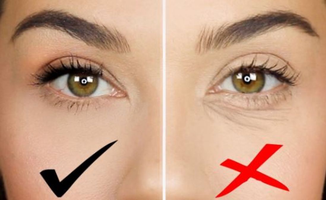 Wrinkles occur under the eyes first, Do in this way!