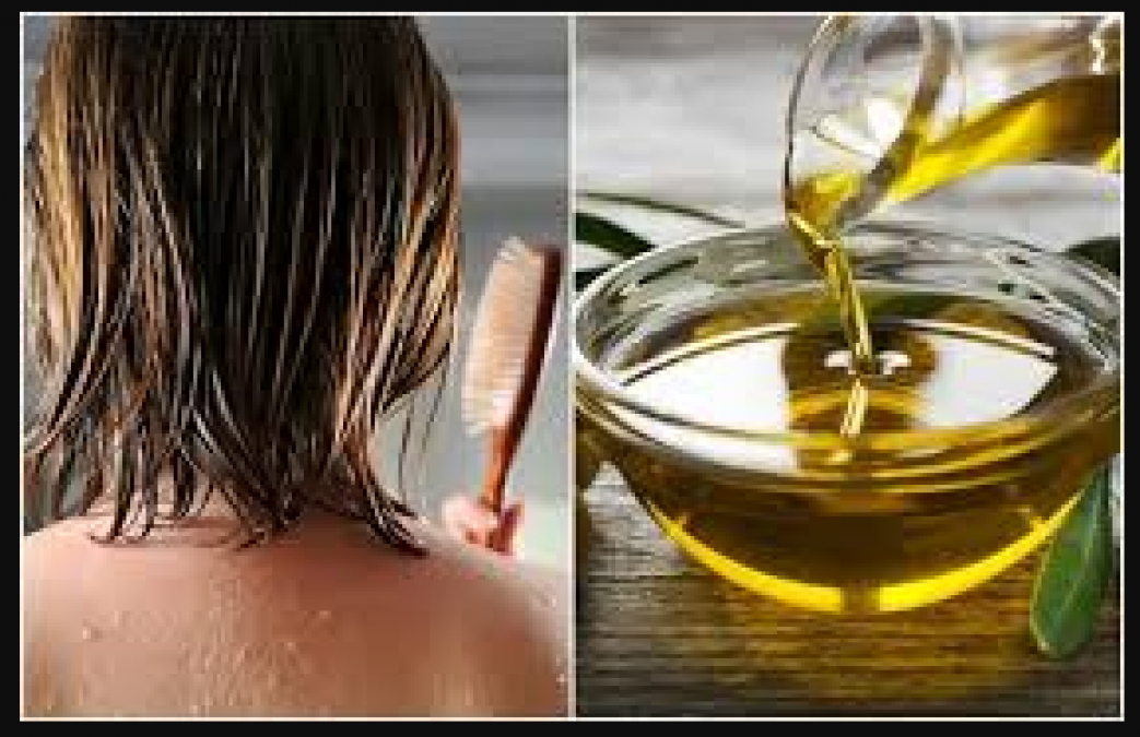 Olive oil make your hair shiny and strong