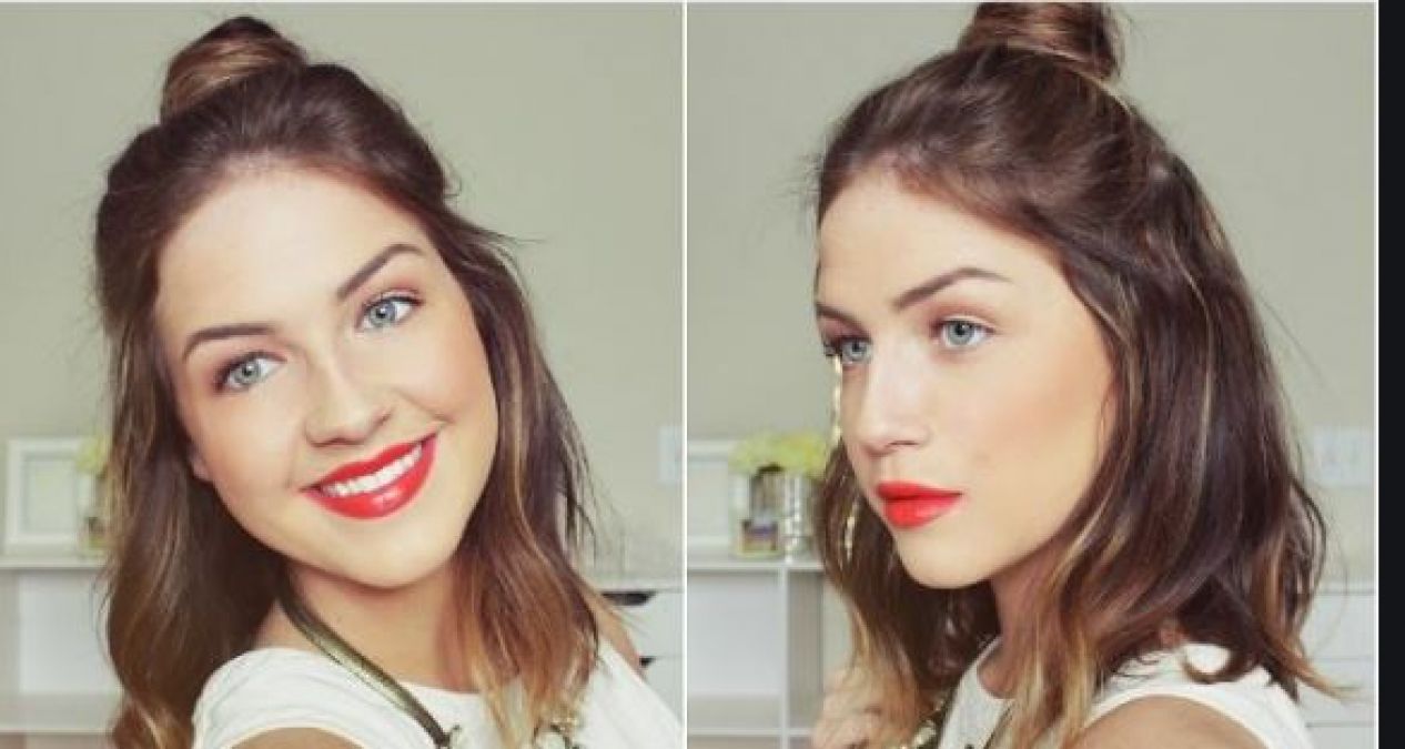 If you are going for a walk, then you can make easy hairstyles like this