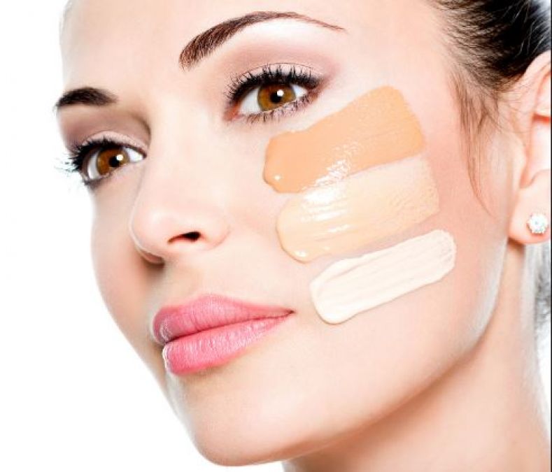 When applying excess foundations on the face, do this....