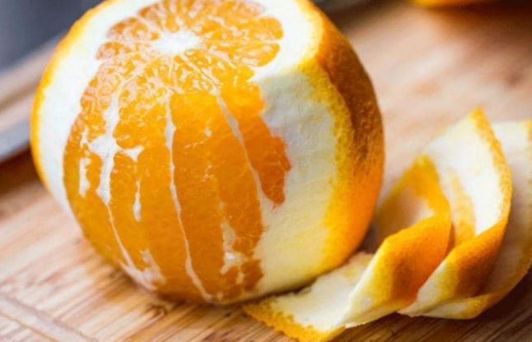 Orange peels  can do wonders for skin