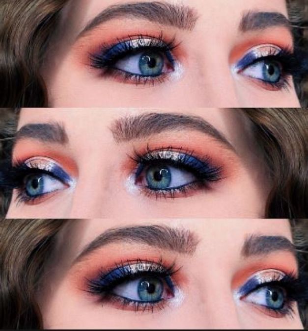 Blue Eye Shadows Will Give Attractive look At Wedding Time