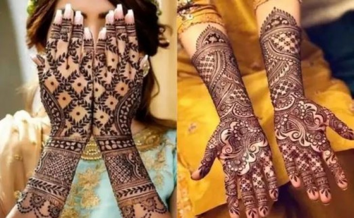 Before Eid, decorate your hands with this most attractive mehndi design