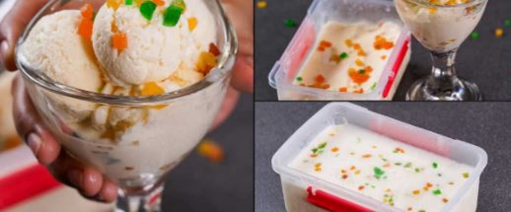 Tutti-Frutti ice cream looks the most wonderful in summer, make it like this
