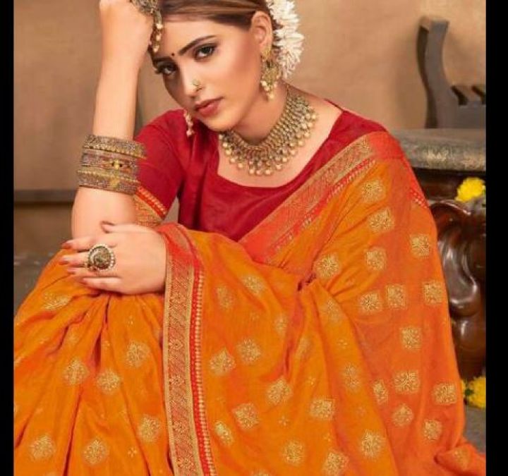 Wear these beautiful sarees for first worship in in-laws' house after marriage