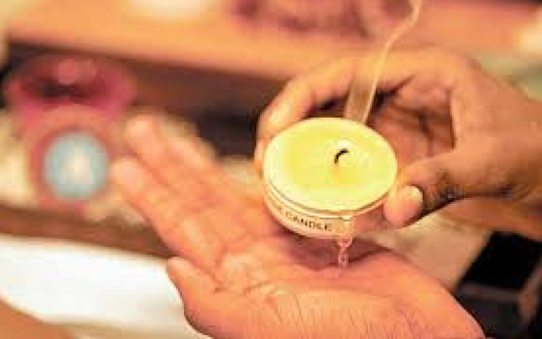 This winter season, Try special candle manicure and pedicure