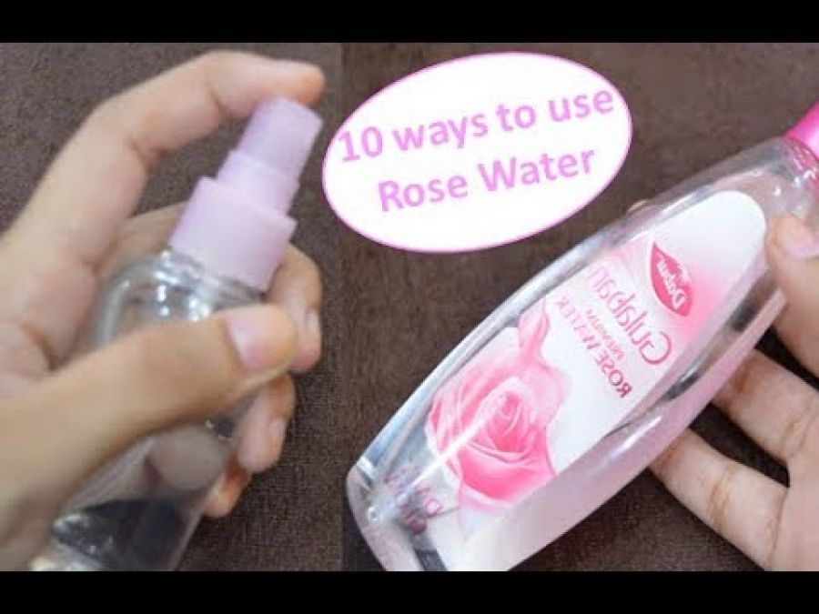 Rosewater to enhance the beauty of face