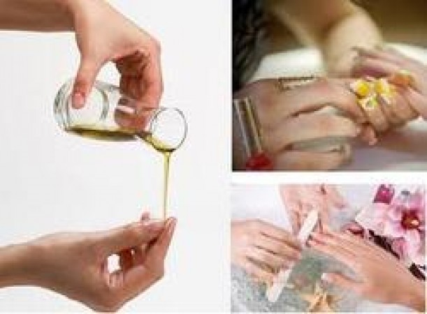 Learn how to manicure with hot oil