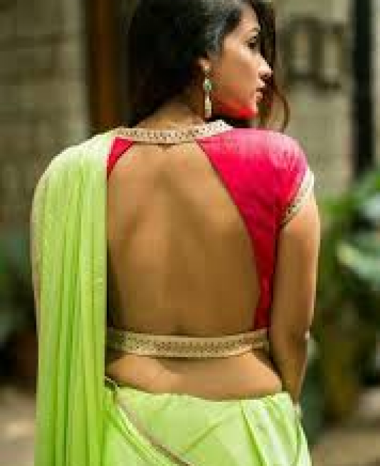 Before wearing backless blouse clean your back this way