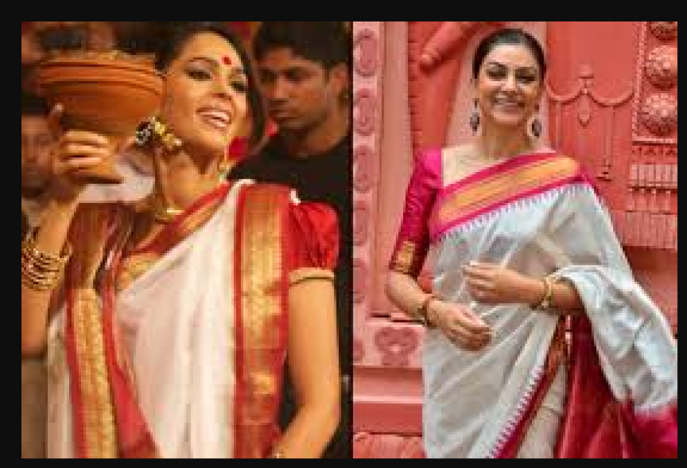 Ashtami Special: Know the importance of white and red jamdani Saree in Bengali