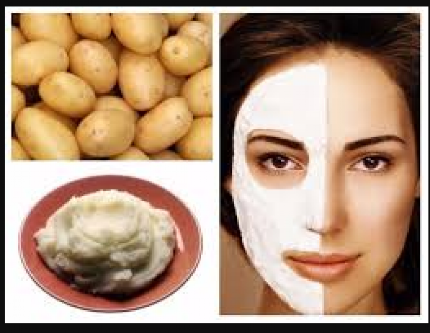 Get glowing skin with the help of potato