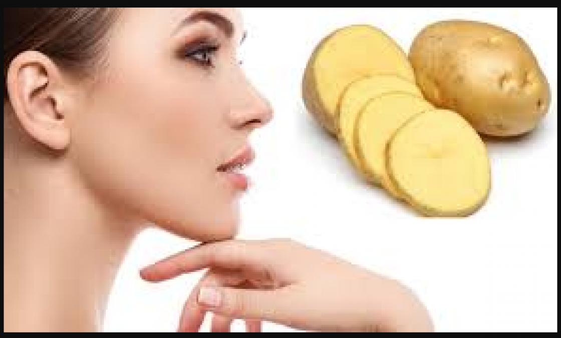 Get glowing skin with the help of potato