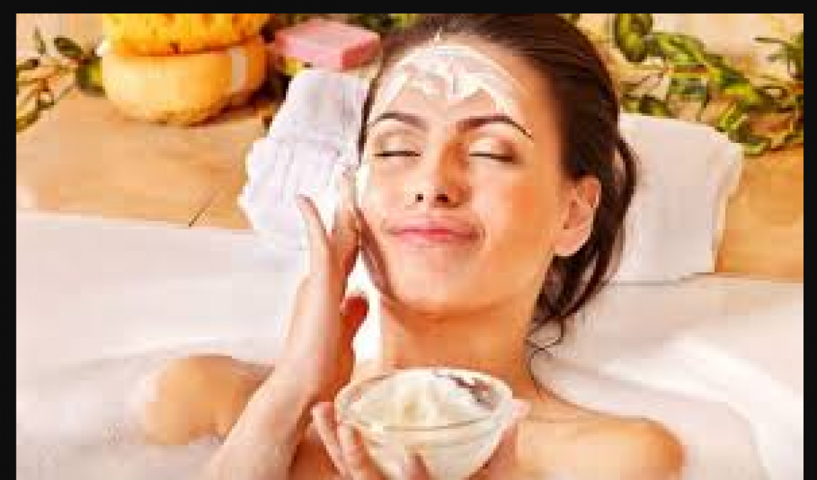 Cream is a boon for skin, rub it on face before sleeping