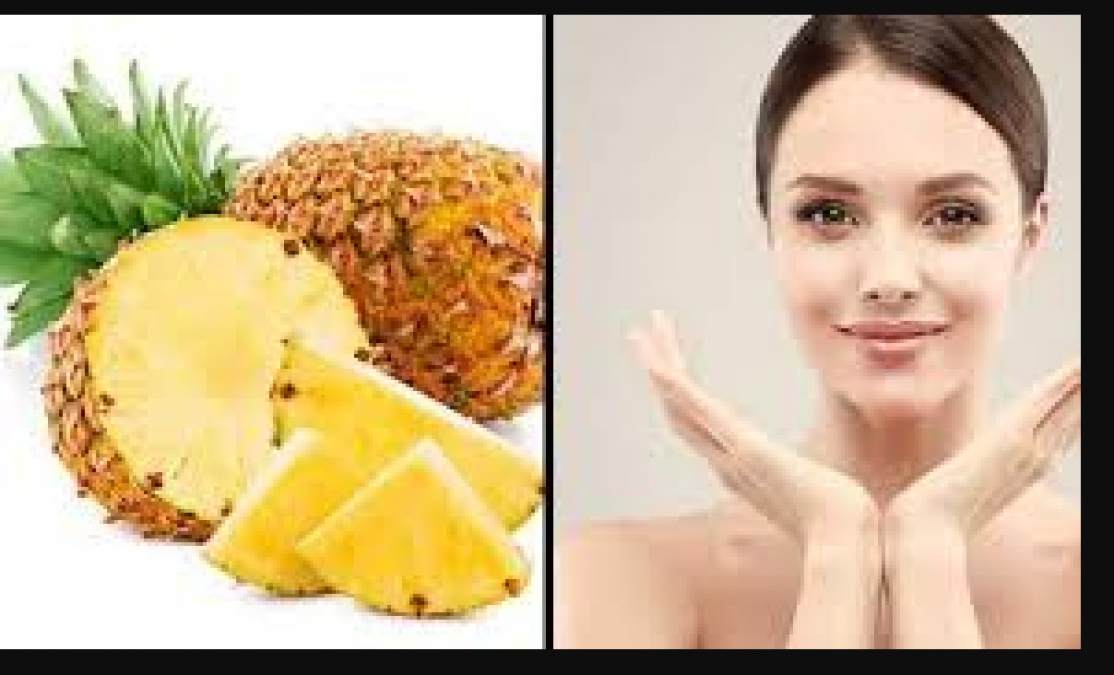 Get rid of face stains with Pineapple facepack