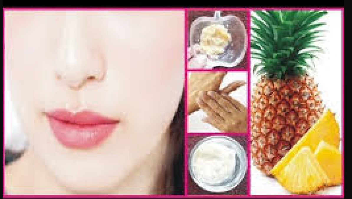 Get rid of face stains with Pineapple facepack