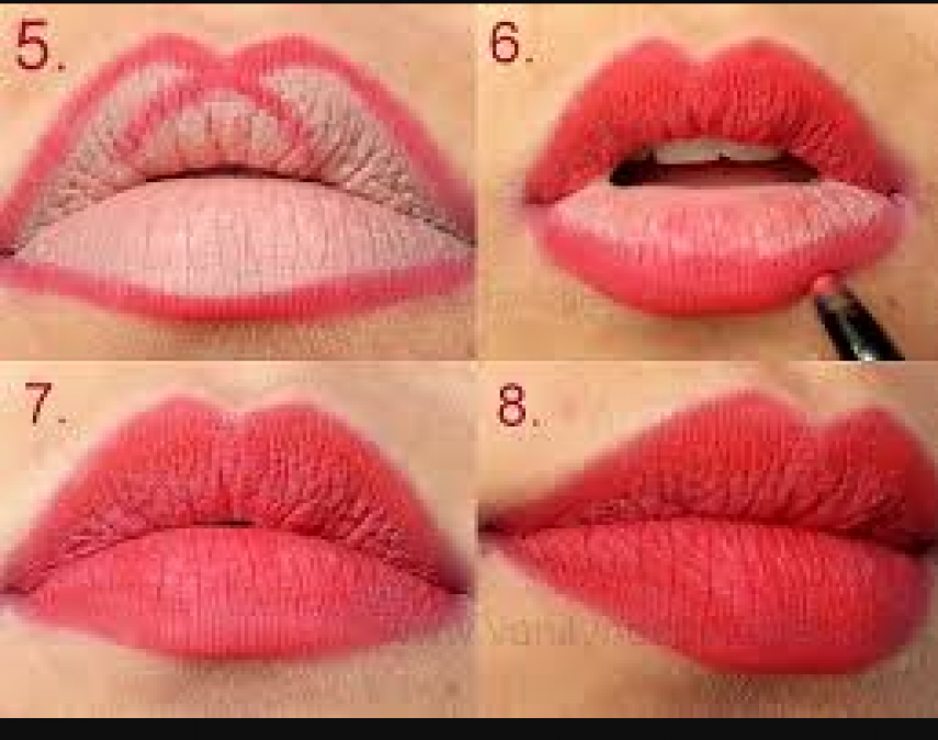 This is how lipstick will stick on your lips for a long time