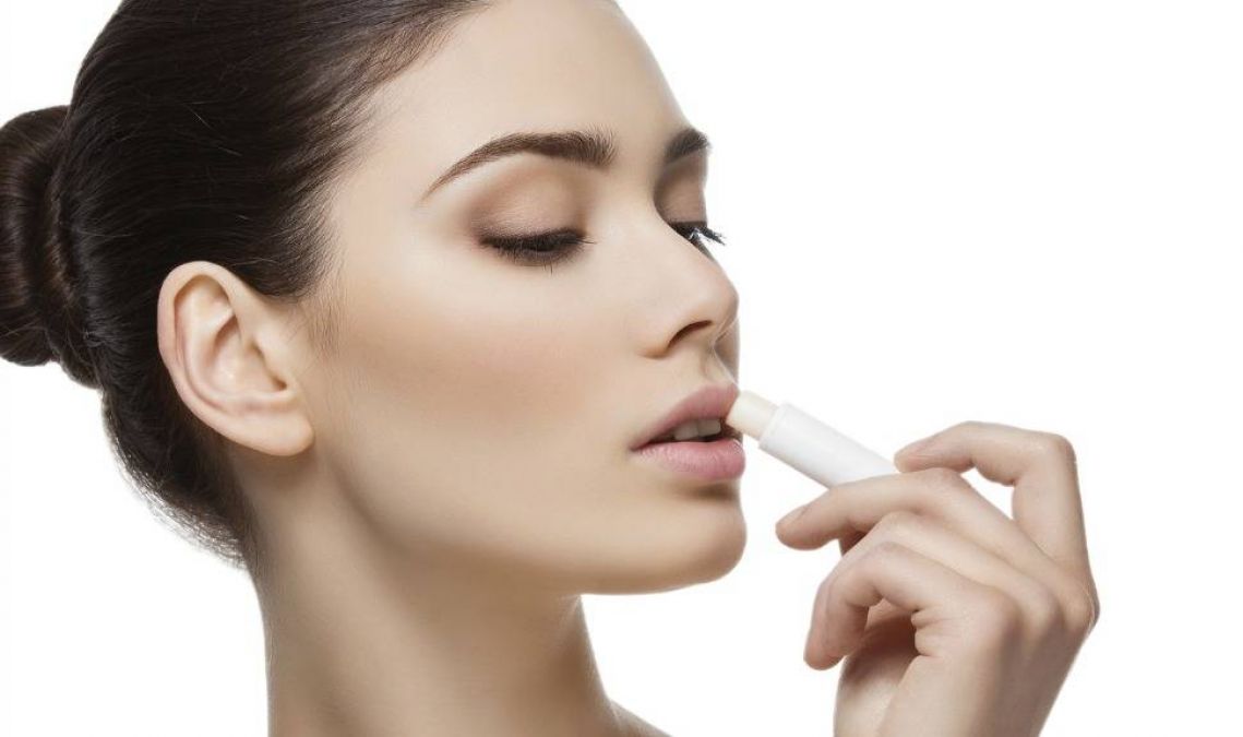 Apart from lips, lip balm can be applied on the face also, here's how