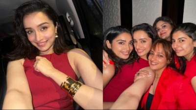 Shraddha Kapoor Dazzles in a Red Midi Dress for Dinner—The Price Will Leave You Speechless