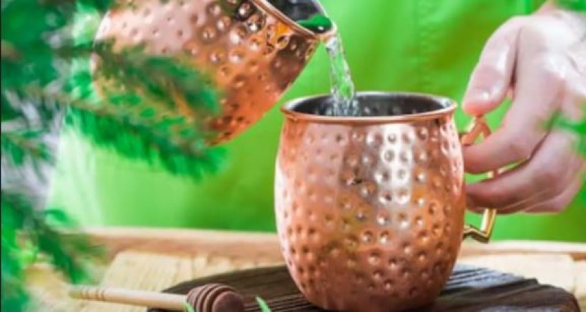 Drinking water in a copper vessel reduces weight, know more benefits