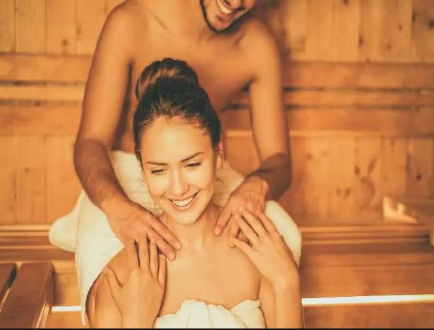Make your female partner more comfortable with a body massage!
