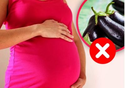 Avoid eating brinjal during pregnancy so as to avoid the trouble!