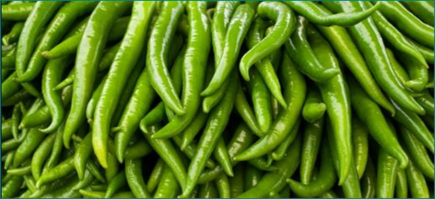 Green chili is very beneficial for health