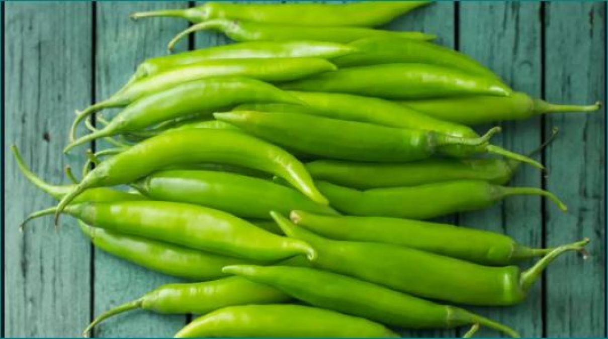 Green chili is very beneficial for health