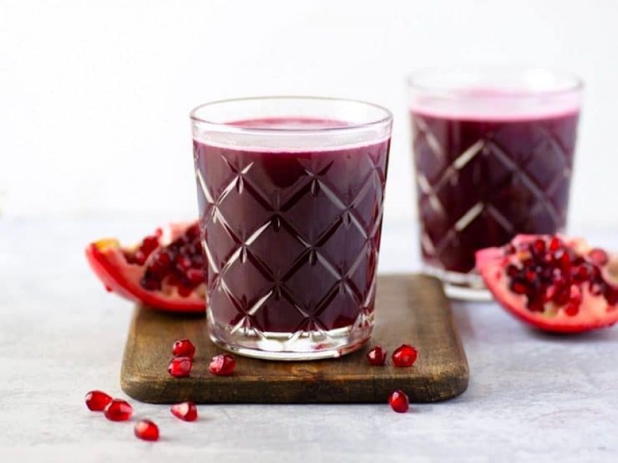Helps relieve in heart ailments with consumption of pomegranate juice