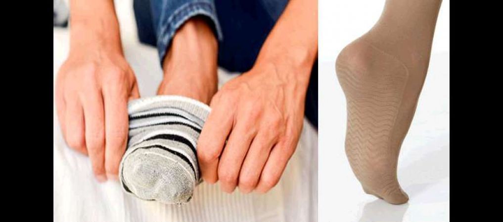 टाइट मोज़े पहनने से हो सकता है आपके पैरो को नुकसान