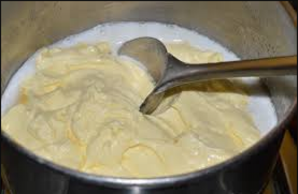 Follow this easy tip to extract ghee from cream