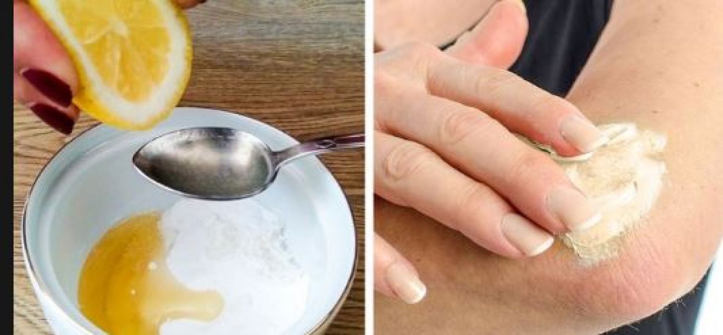 Coconut oil will instantly make elbows and knees white, use this way