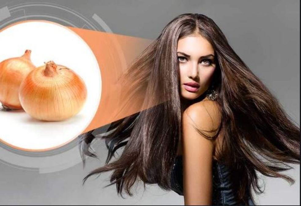 Onion juice is beneficial for hair, learn how to use