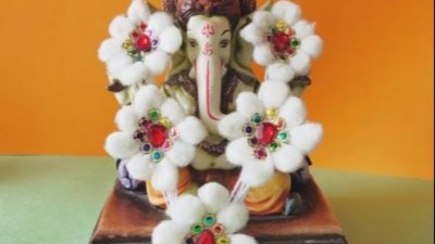 How to Make Incense Cups at Home with Ganpati Offering Flower Garlands