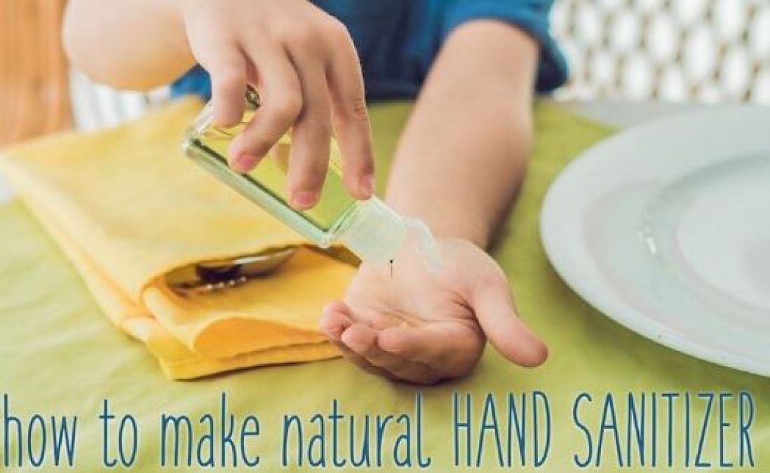 Sanitizer can be made at home with these things, Know the method