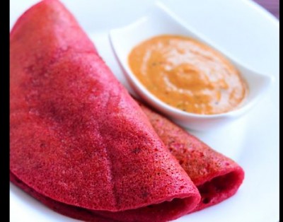 Have ever tried beetroot dosa, try it right now