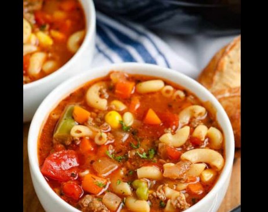 बारिश में बनाए गरमा-गरम मैकरोनी पास्ता सूप, खाकर आ जाएगा मजा