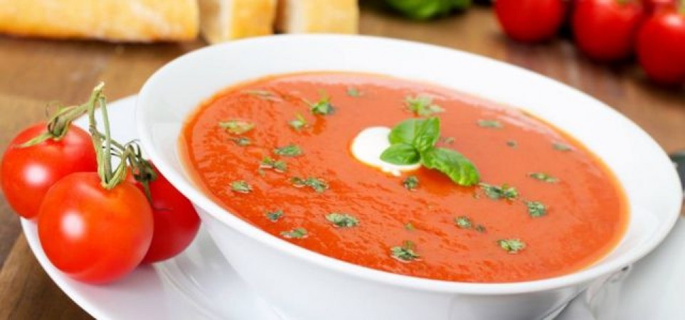 Have tomato soup with fun in the cold