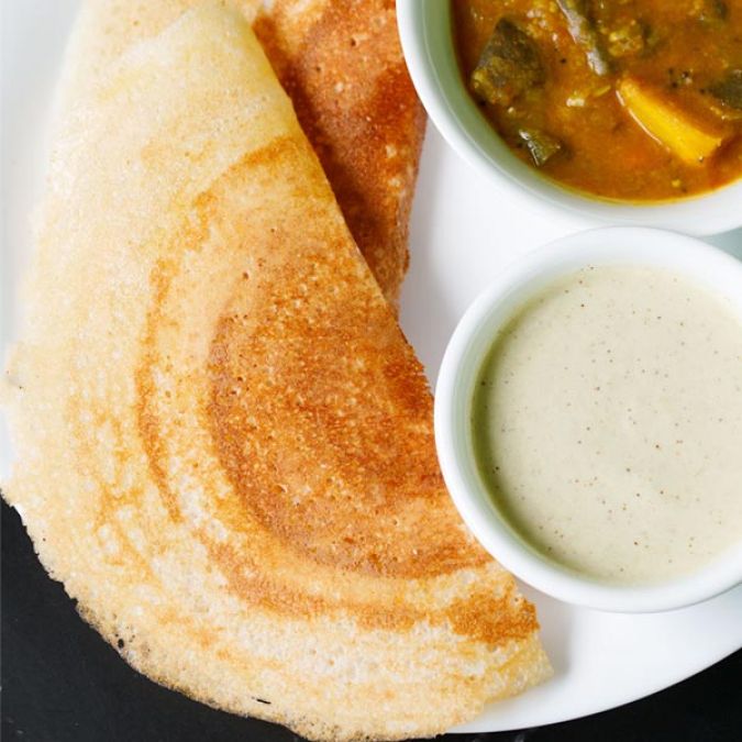 South Indian Dosa made in 10 minutes with this easy recipe