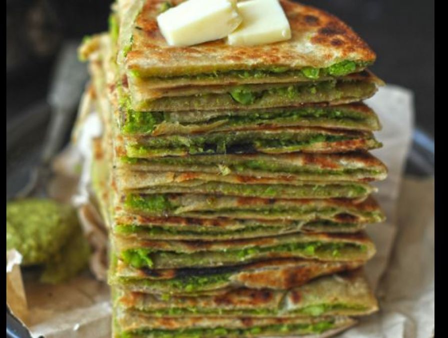 Must eat peas parathas in cold, very easy to make