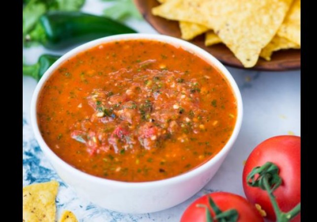 Tomato salsa instead of chutney, everyone will like it